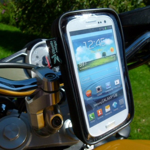 Easy Fit Waterproof Galaxy S3 GT-i9300 Motorcycle Mount (sku 14659)