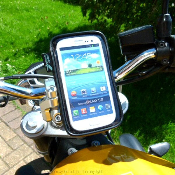 Metal U-Bolt Galaxy S4 GT-i9500 Motorcycle Bike Mount (sku 16795)