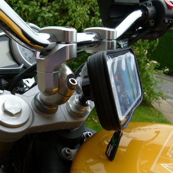 15mm Galaxy S3 GT-i9300 Motorcycle Central Fork Stem Yoke Mount (sku 14819)
