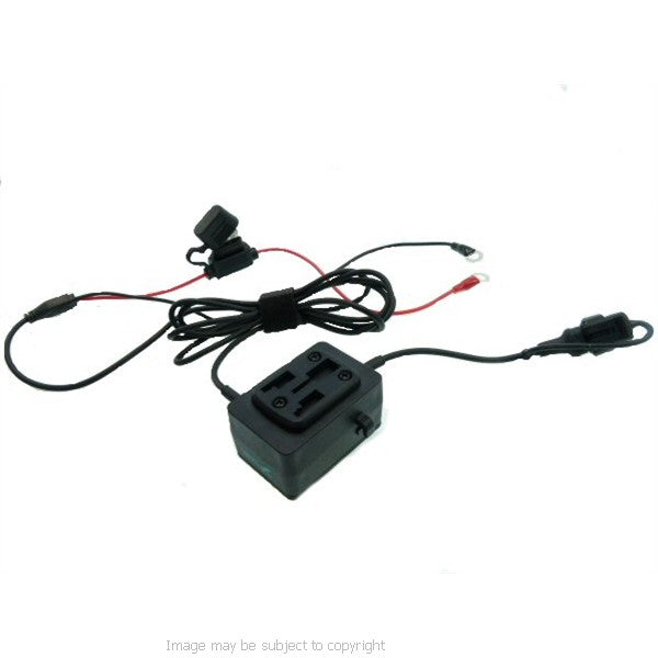 Click On Mini USB Direct to Battery Motorcycle Cable - Straight (sku 14937)