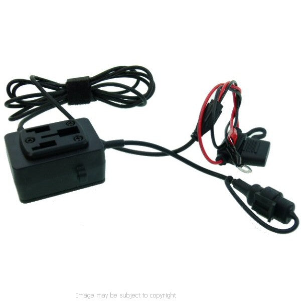 Click On Mini USB Direct to Battery Motorcycle Cable - Straight (sku 14937)