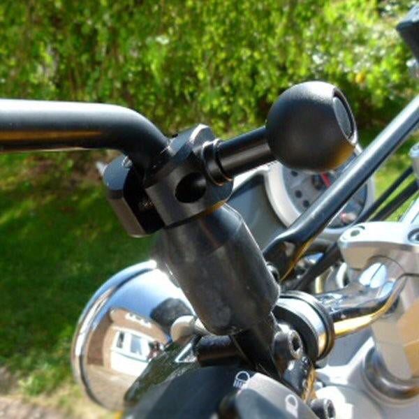 Waterproof iPhone 5C Tough Case Motorcycle Mirror Stem Mount (sku 19287)