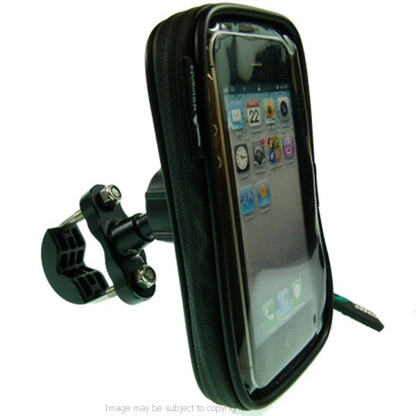 IPX4 Waterproof Metal U Bolt Motorcycle Handlebar Mount for iPhone SE 1st edition (sku 34760)