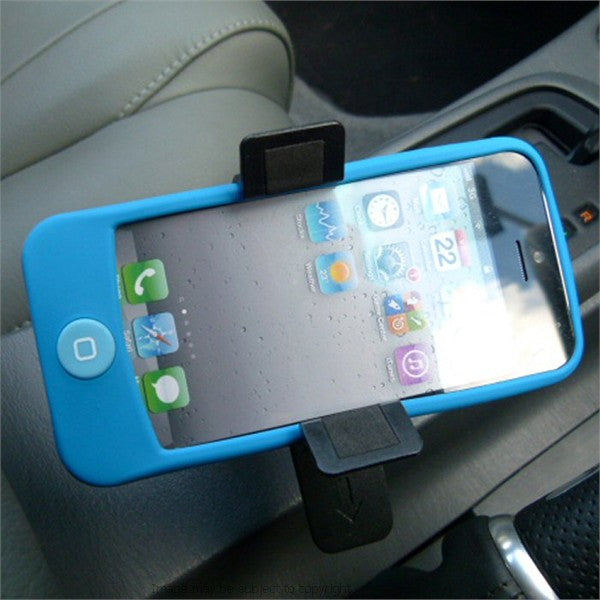ZS Apple iPhone 5S Stick Anywhere Multi-Surface Car Dashboard Mount (sku 17568)