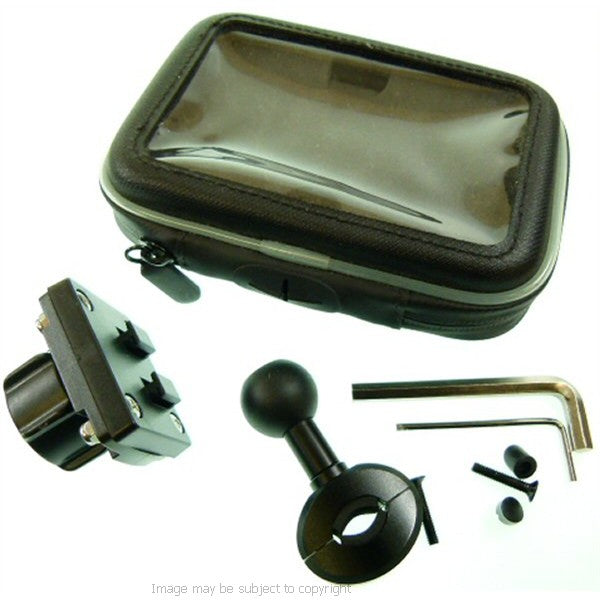 Waterproof GPS SatNav Motorcycle Mirror Mount (sku 15584)