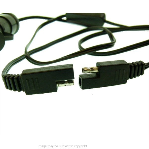 Motorcycle Battery Hardwire Charging Socket (sku 15741)