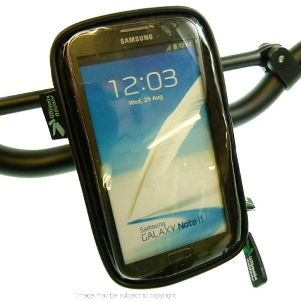 Easy Fit Waterproof Galaxy II 2 Note Motorcycle, Bike Handlebar Mount (sku 157442)