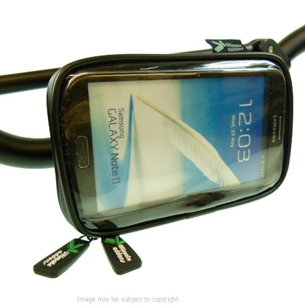 Easy Fit Waterproof Galaxy II 2 Note Motorcycle, Bike Handlebar Mount (sku 157442)