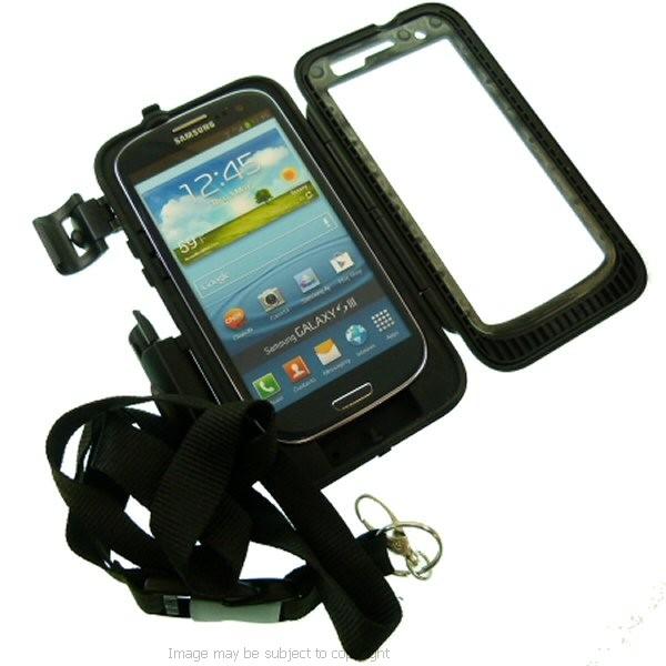 Waterproof Galaxy S3 GT-i9300 Tough Case Strap Cycle Bike Mount (sku 15643) - BuyBits Ltd UK