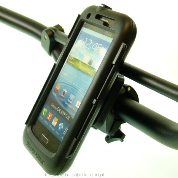 Waterproof Easy Fit Tough Case Motorcycle Mount for Galaxy S3 GT-i9300 (sku 15628)