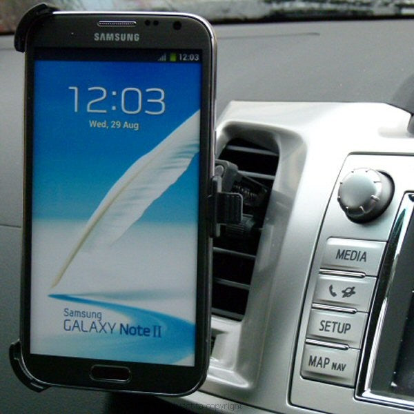 Swivel Galaxy Note II 2 Car Air Vent Mount (sku 15858)