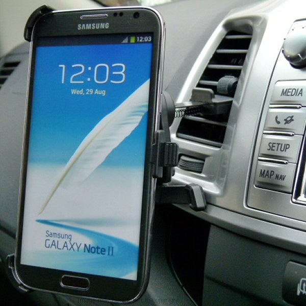Easy Fit Galaxy Note II 2 Car Air Vent Mount (sku 15857)