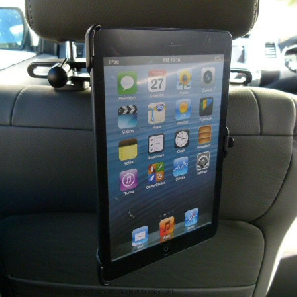 Dedicated iPad MINI Deluxe Car Headrest Mount (sku 15889)