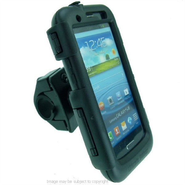 PRO Samsung Galaxy S3 GT-i9300 Waterproof Motorcycle DIN - Hella Powered Mount (sku 15933)