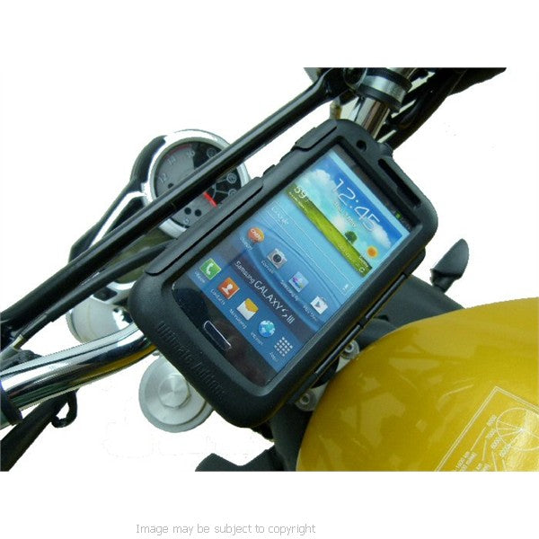 PRO Samsung Galaxy S3 GT-i9300 Waterproof Motorcycle DIN - Hella Powered Mount (sku 15933)