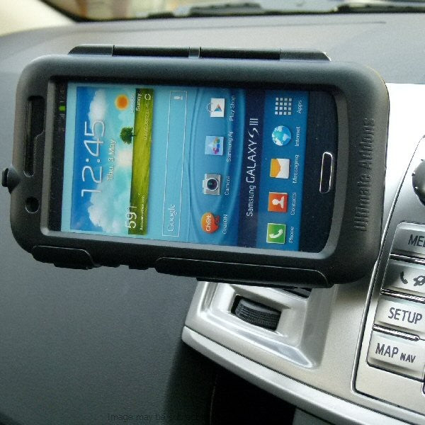 Samsung Galaxy S3 GT-i9300 Swivel Vent Mount &amp; Charger Car Kit  (sku 15717)