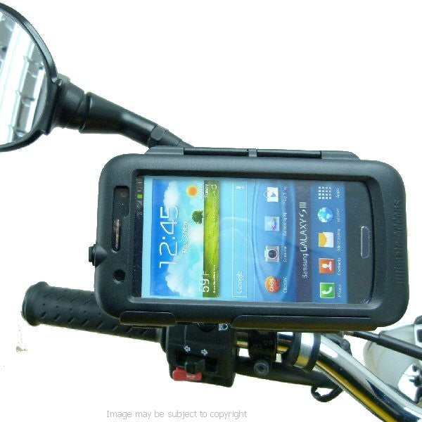 Waterproof Galaxy S3 GT-i9300 Tough Case Moped - Scooter Mount (sku 15697)