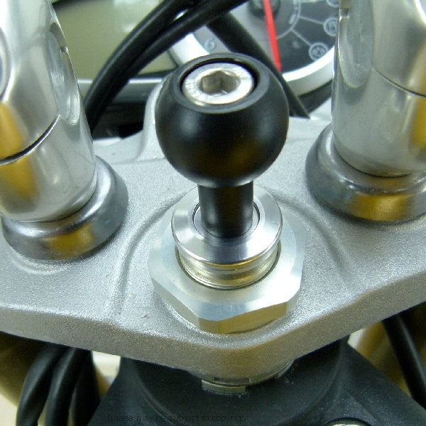 Powered 20.5mm-24.5mm Motorcycle Fork Stem Yoke Mount Tough Case for iPhone 5C (sku 19281)