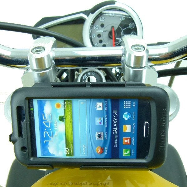 Honda CBR900RR 2000-2001 Samsung Galaxy S3 SIII Motorcycle Mount 13-14mm (sku 14373)