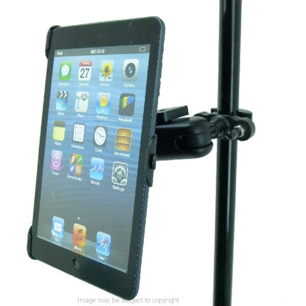 Secure iPad MINI Music Microphone Stand Mount Holder (sku 16018)