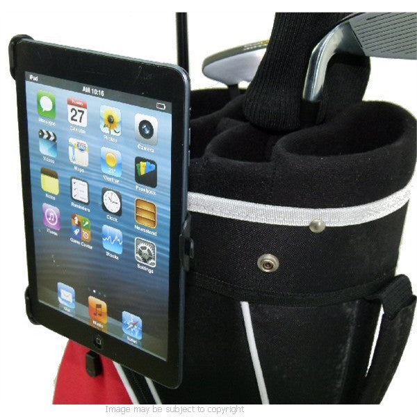 Golf Bag Clip Mount with Dedicated Holder for the Apple iPad MINI (sku 16016)