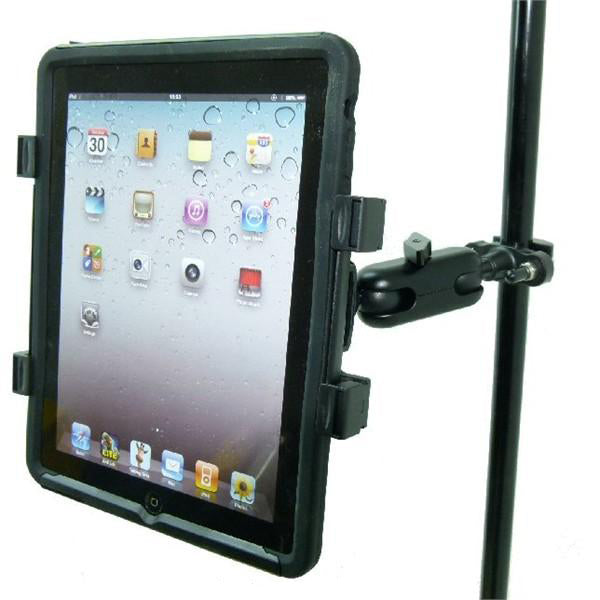 Secure Music Microphone Stand Mount Holder for Apple iPad PRO 9.7 (sku 34456)