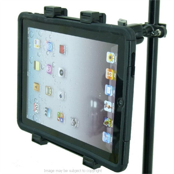 Secure iPad 4th Gen Music Microphone Stand Mount Holder (sku 16022)