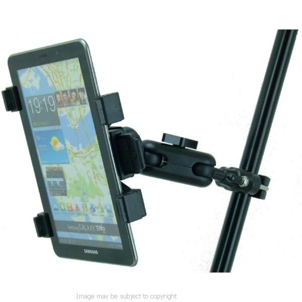 Secure Adjustable Galaxy TAB 3 8 inch Music - Microphone Stand Mount Holder (sku 17725) - BuyBits Ltd UK