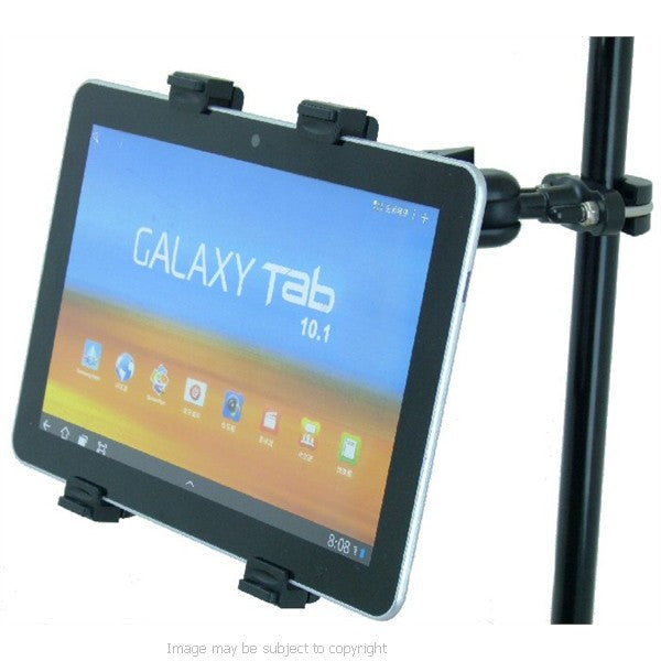 Secure Adjustable Galaxy TAB 10.1 Music Microphone Stand Mount Holder (sku 16024)