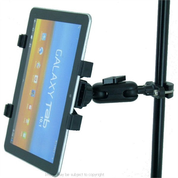Secure Adjustable Galaxy TAB 10.1 Music Microphone Stand Mount Holder (sku 16024)