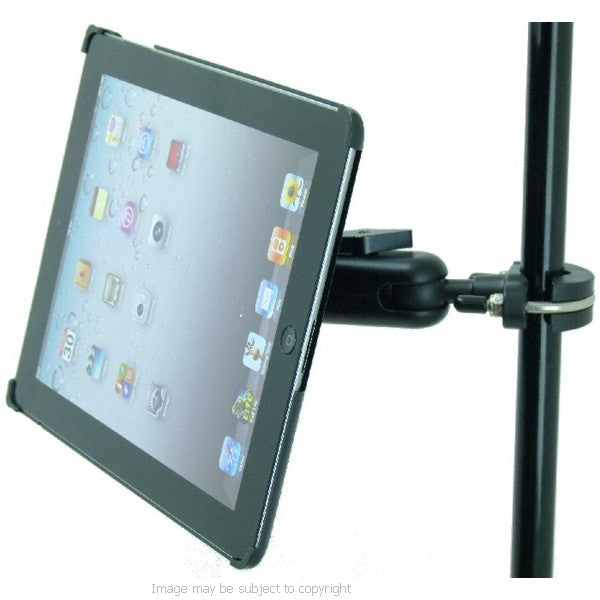 Secure iPad 3 Music Microphone Stand Mount Holder (sku 16030)