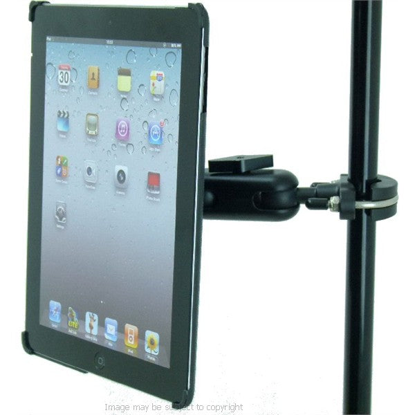 Secure iPad 3 Music Microphone Stand Mount Holder (sku 16030)