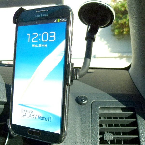 Galaxy NOTE 2 Flexible Car Suction Mount (sku 16104)
