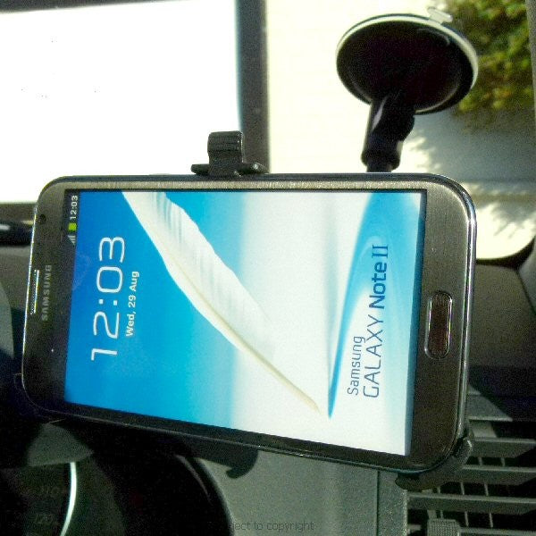 Galaxy NOTE 2 Flexible Car Suction Mount (sku 16104)