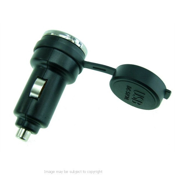 Motorcycle Car Dual USB GPS Phone Power Adaptor (sku 16108)