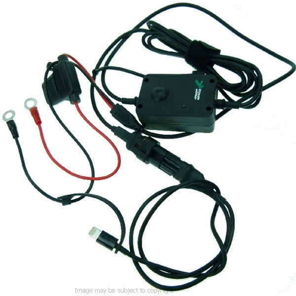 Direct to Battery Hard-Wire Motorcycle Charging Cable for iPhone 5S (SKU 17440)