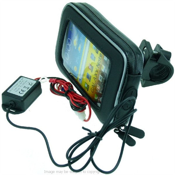 Powered Galaxy Note Motorcycle Handlebar Mount (sku 16161)
