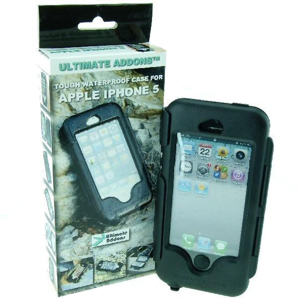 IPX4 Waterproof Motorcycle Bike Locking Strap Tough Case Mount for iPhone 5 (sku 16225)