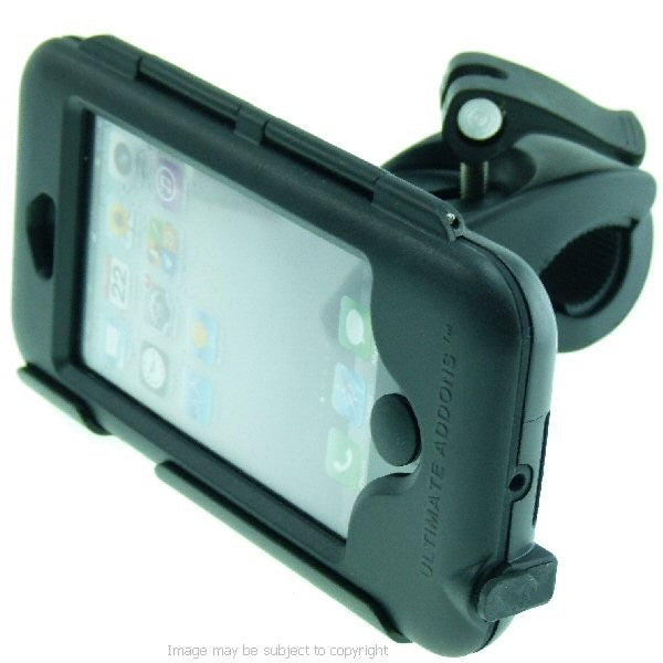 Waterproof Quick Fix Tough Motorcycle Bike Handlebar Mount for Apple iPhone 5 (sku 16157)