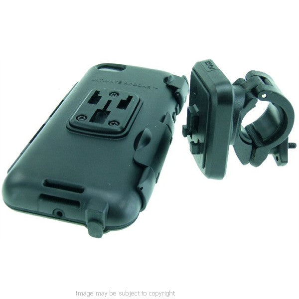 Hardwire Powered Waterproof Easy Fit Motorcycle Bike Mount for iPhone 5C (sku 19283)