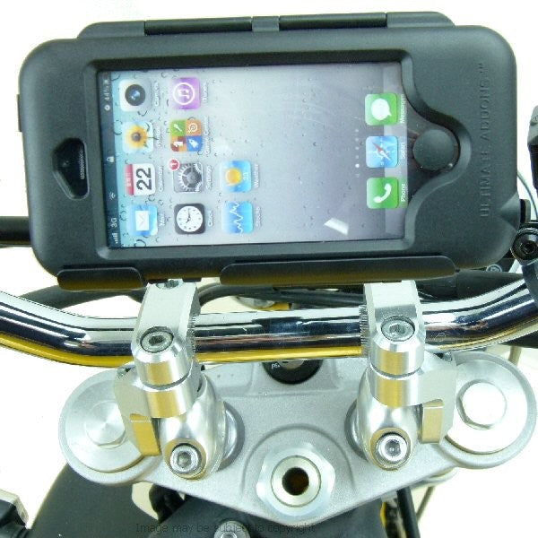 IPX4 Waterproof Motorcycle Bike CrossBar - Rail Mount for iPhone 5C (sku 19288)