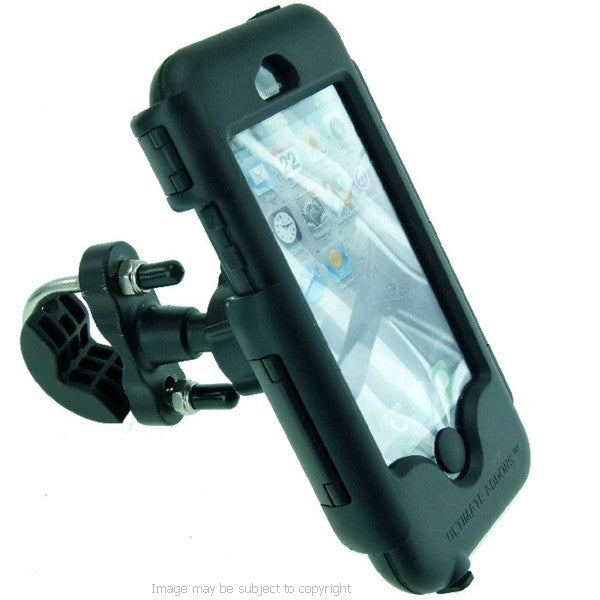 Waterproof iPhone 5 Metal U-Bolt Tough Case Motorcycle Bike Mount (SKU 16201)