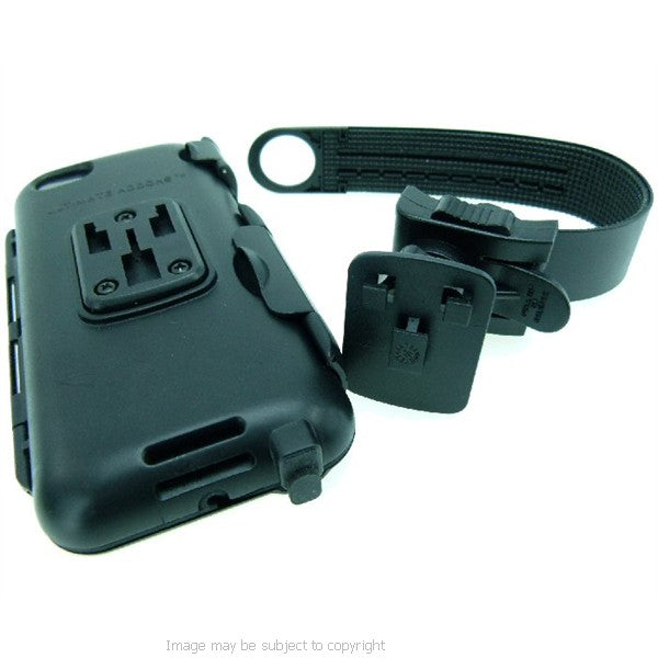 Powered iPhone SE 1st edition Locking Strap Tough Case Motorcycle Mount (sku 34807)