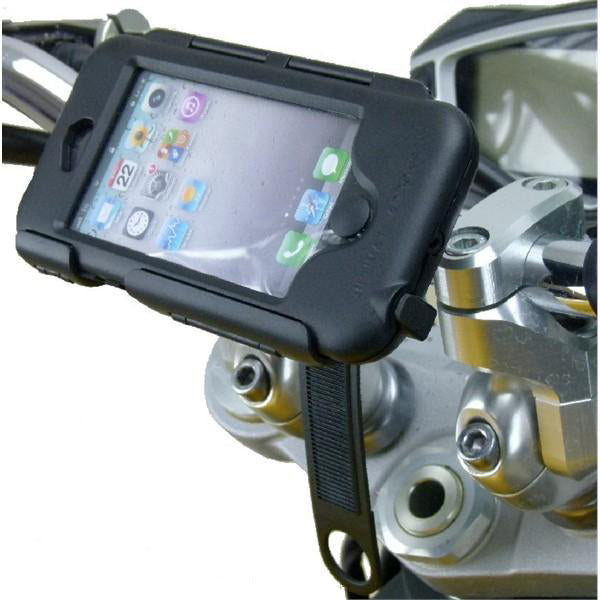 Hella - DIN Powered Locking Strap Tough Case Motorcycle Mount For iPhone SE 1st edition (sku 34806)