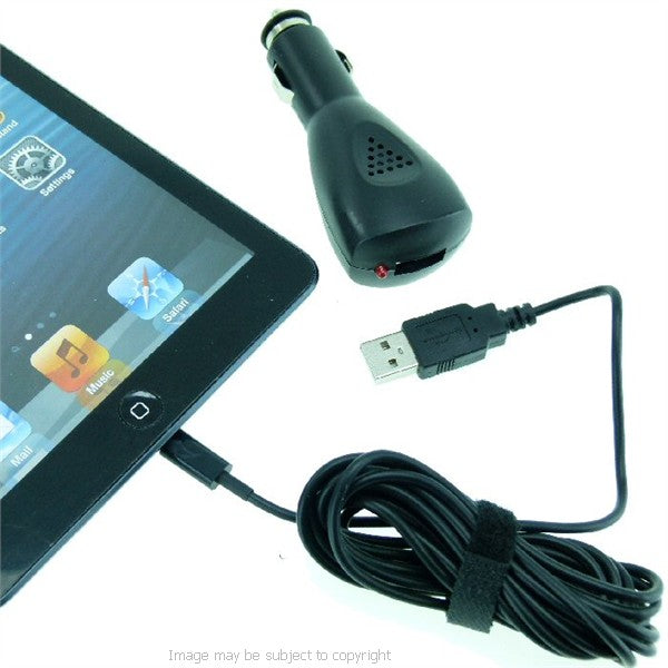 EXTRA LONG 3m iPad MINI Car Vehicle Charger (sku 16293)