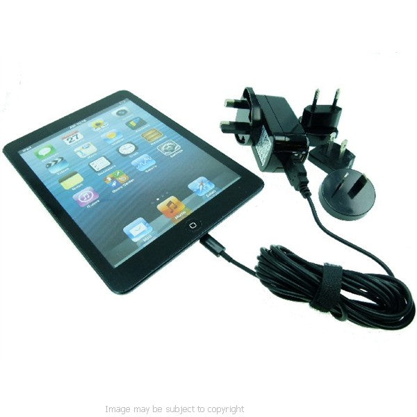 Extra Long iPad MINI 3m Charger UK USA EU &amp; AU (sku 16301)