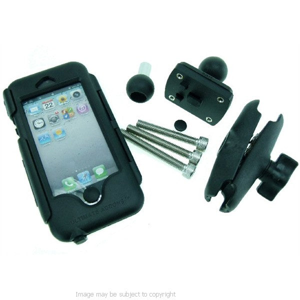 Powered iPhone 5 Extended Tough Case M8 Motorcycle Mount (sku 16411)