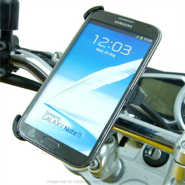 Galaxy Note 2 II Motorcycle M8 Handlebar Top Clamp Mount (sku 16364)