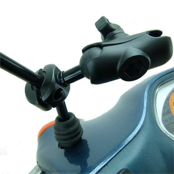 Heavy Duty Dedicated iPhone 5 Scooter Moped Mirror Mount (sku 16396)