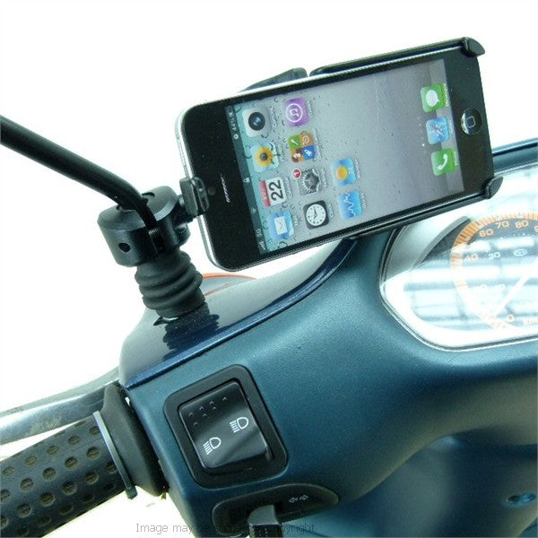 Heavy Duty Dedicated iPhone 5 Scooter Moped Mirror Mount (sku 16396)